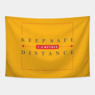 Keep Safe Distnace Tapestry