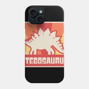 Vintage Dinosaur Stegosaurus Graphic Phone Case