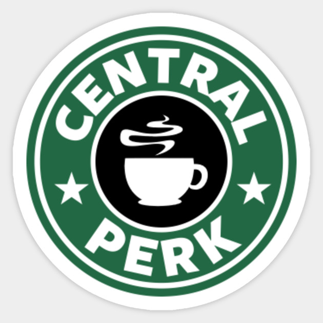 Friends Central Perk Starbucks Logo. - Friends - Sticker ...