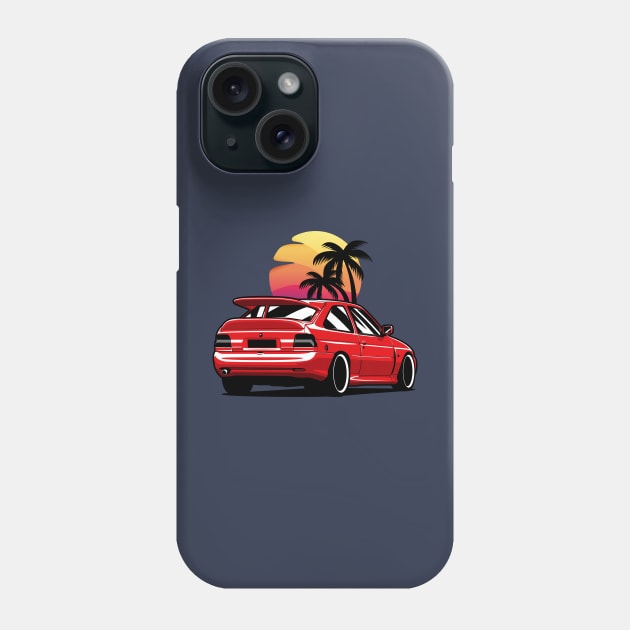 Red Escort RS Sunset Phone Case by KaroCars