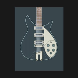 Vintage Ricks Guitar T-Shirt