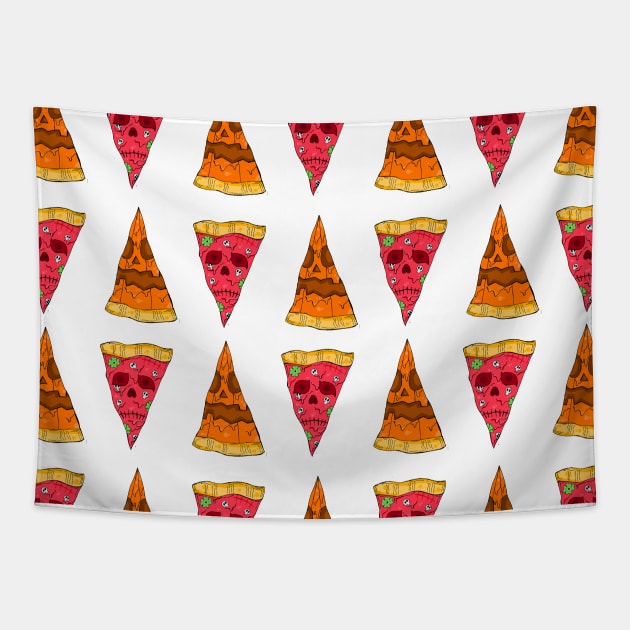 PIZZA PATTERN Tapestry by onora