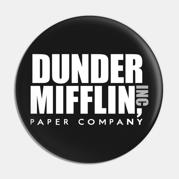 The Office - Dunder Mifflin Paper Company Logo - Black | Photographic Print