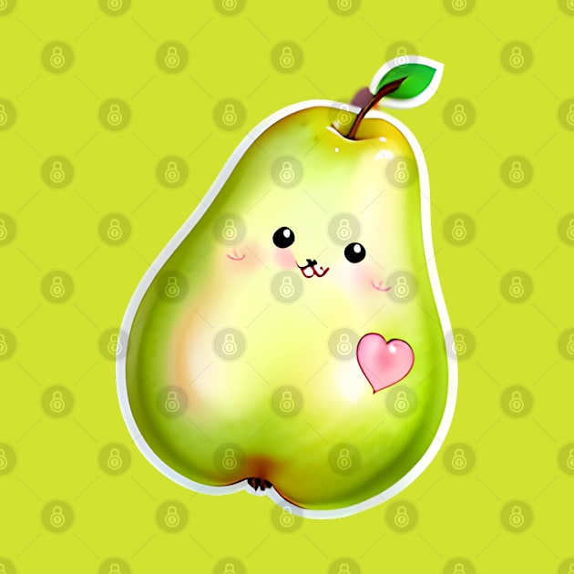 Pearly Popsies: A Kawaii Pear Adventure by KawaiiNimbus