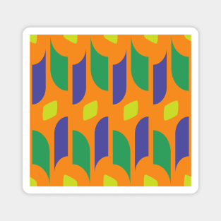 Abstract shapes pattern 05 Magnet