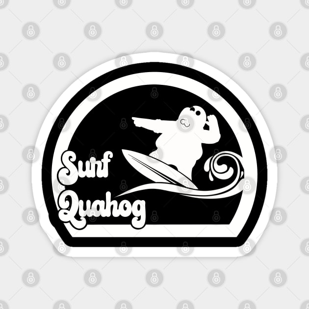 Surf Quahog Magnet by @johnnehill