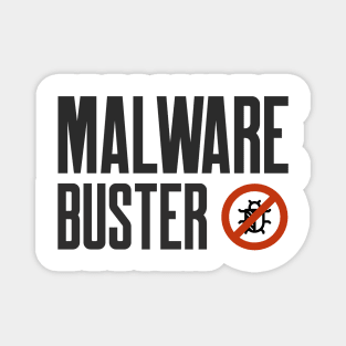 Cybersecurity Malware Buster Bug Icon Magnet