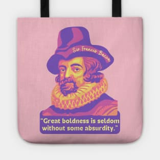 Francis Bacon Portrait and Quote Tote