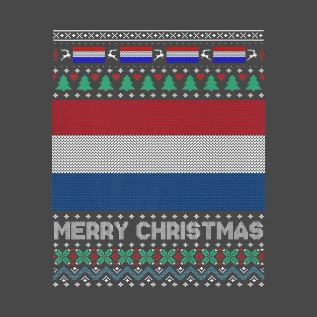 Holland Flag Ugly Christmas Xmas Patriot by Macy XenomorphQueen