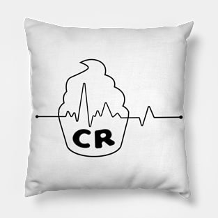 CR, Cupcake Rate Or Beats Line Pillow