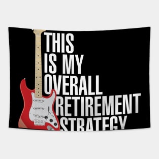 Electric Guitar Retirement Strategy Tapestry