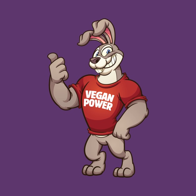 Vegan Power Rabbit by rjzinger
