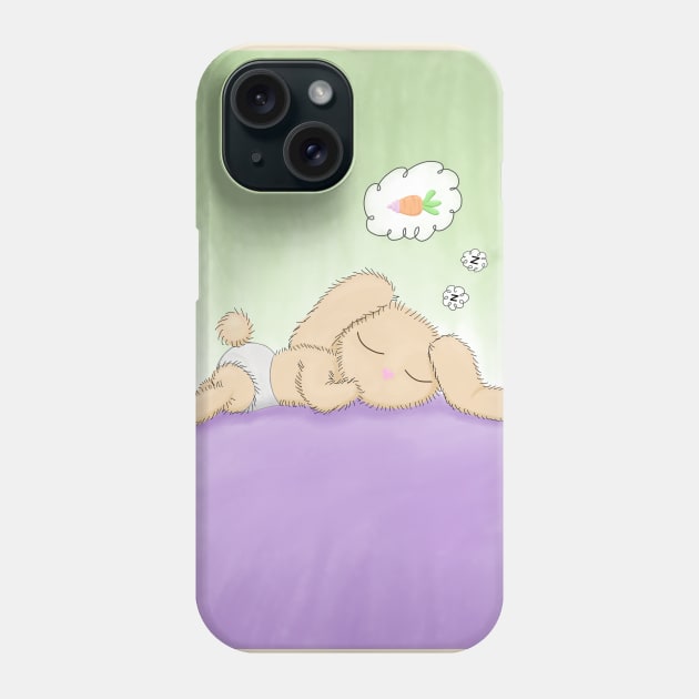 B. B. Bunny Sleeping Gender Neutral Phone Case by Myowu