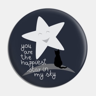 happy star Pin