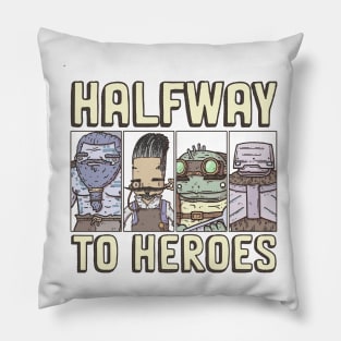 Halfway to Heroes Logo Pillow
