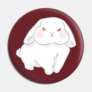 Angry Chubby Rew Holland Lop Rabbit | Bunniesmee Pin