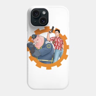 Flash and Porky Phone Case