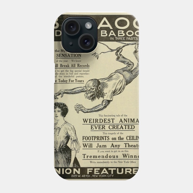 Balaoo the Demon Baboon Phone Case by FilmCave