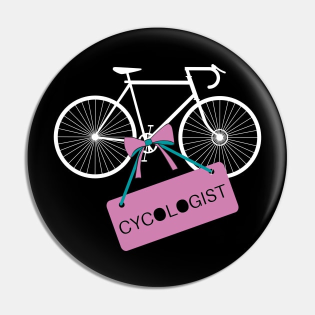 Cycologist Racing Bike Cycling Cyclist Ribbon Funny Gift Pin by HypeProjecT