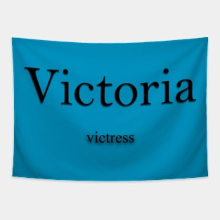 Victoria Name meaning Tapestry