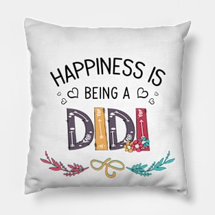 Happiness Is Being A Didi Wildflowers Valentines Mothers Day Pillow