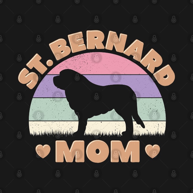 Cute St Bernard Mom Saint Bernard Dog Mama by Way Down South