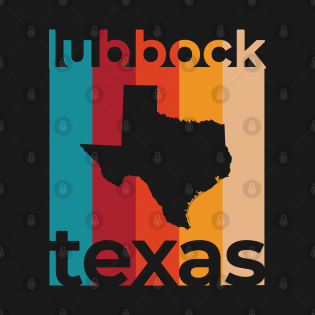 Lubbock Texas Retro Lubbock TShirt TeePublic