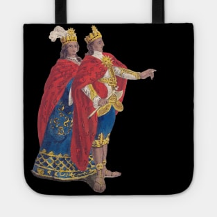 Man and woman in Inca garb Tote