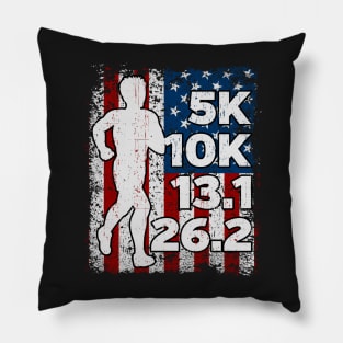 Marathon Gift Run Distance For Men Pillow