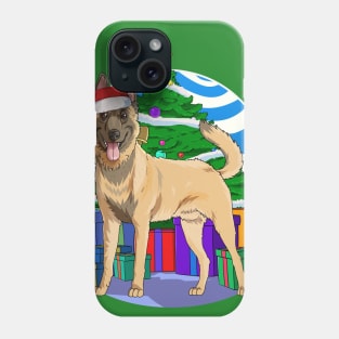 Belgian Malinois Dog Christmas Tree Decoration Phone Case