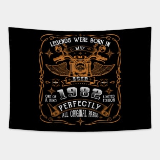 Legends Born In May 1982 39th Birthday Gift Tapestry