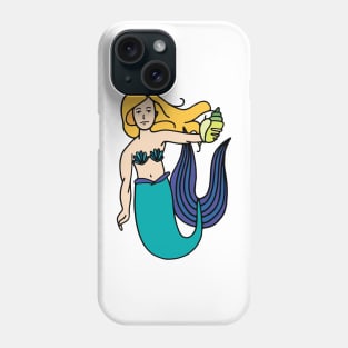 Mermaid Illustration Phone Case