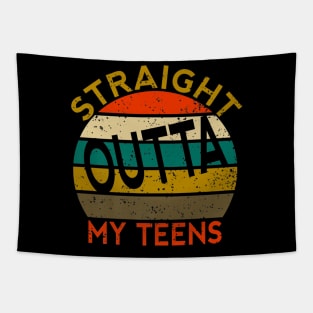 Straight Outta My Teens 20th Birthday Gift Tapestry