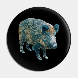 Boar - Woodland Themed Kids Room, Funny Gifts For Forester, Cute Animals Pin