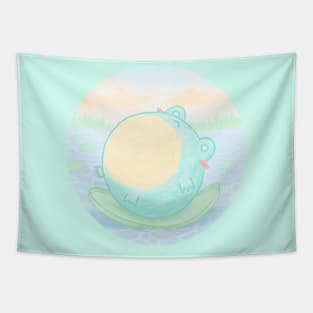 Round fat frog - Cute animals Tapestry