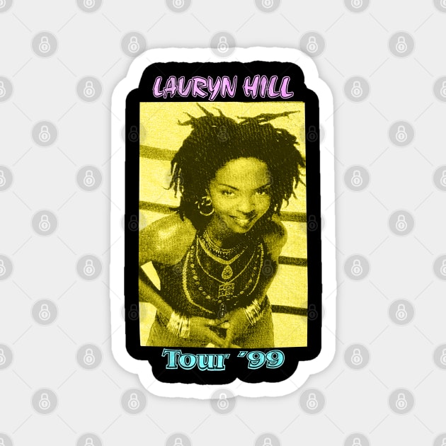 Vintage Lauryn Hill 1999 Magnet by DONIEART