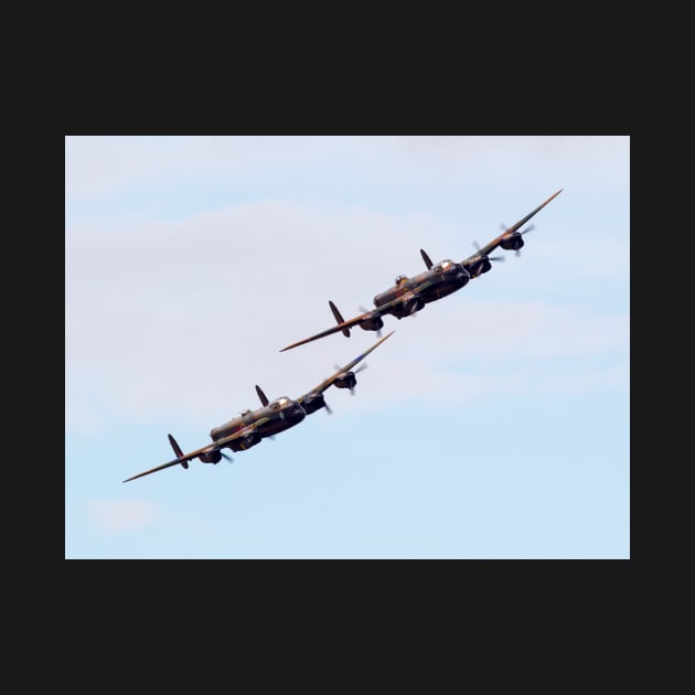 AVRO Lancaster pair by captureasecond