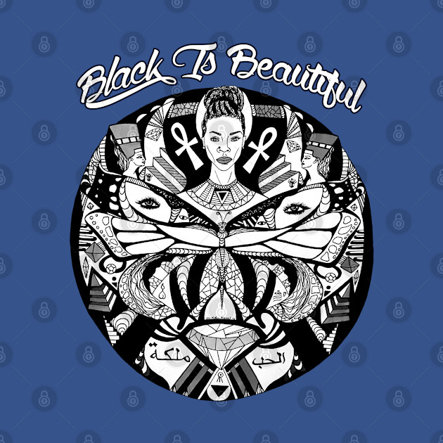 Black Butterfly Goddess Black Is Beautiful - Black Is Beautiful - T-Shirt