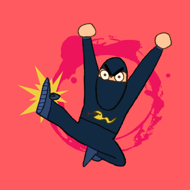 Ninja Brian Kick by gorillaprutt