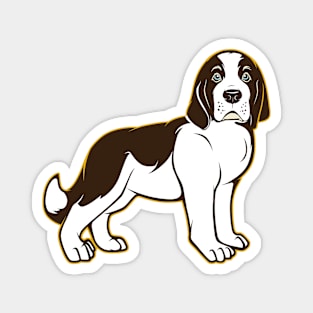 Beagle Puppy Dog Art Magnet