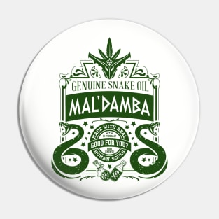 Mal'Damba (dark) Paladins Champion Logo Pin