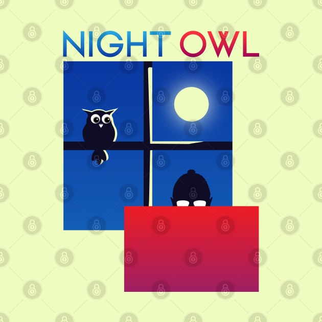 Night Owl funny design for all night birds by ARTIZIT