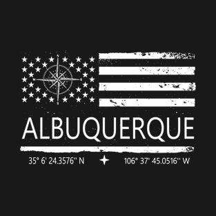 Us Flag Albuquerque, Albuquerque City Love T-Shirt