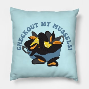 Funny Food Pun Gym Quote Pillow