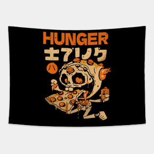 hunger pizza, zombie pizza Tapestry