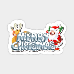 Merry Christmas title Magnet