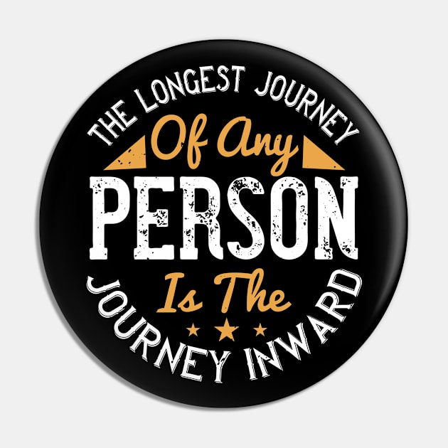 Yoga Quote - Journey Inward Pin by ShirzAndMore