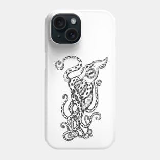 Octopus modern art Phone Case