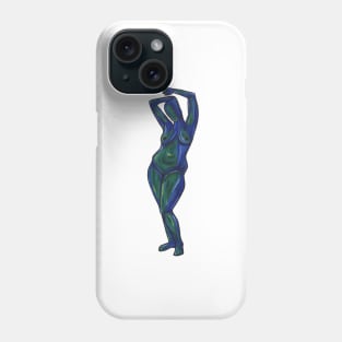 Blue and Green 2 Phone Case