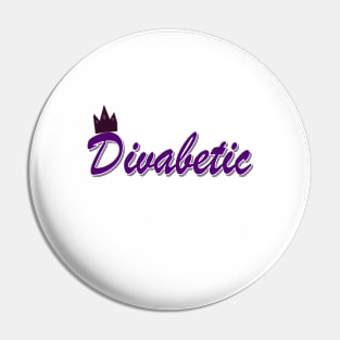 Divabetic Purple Pin